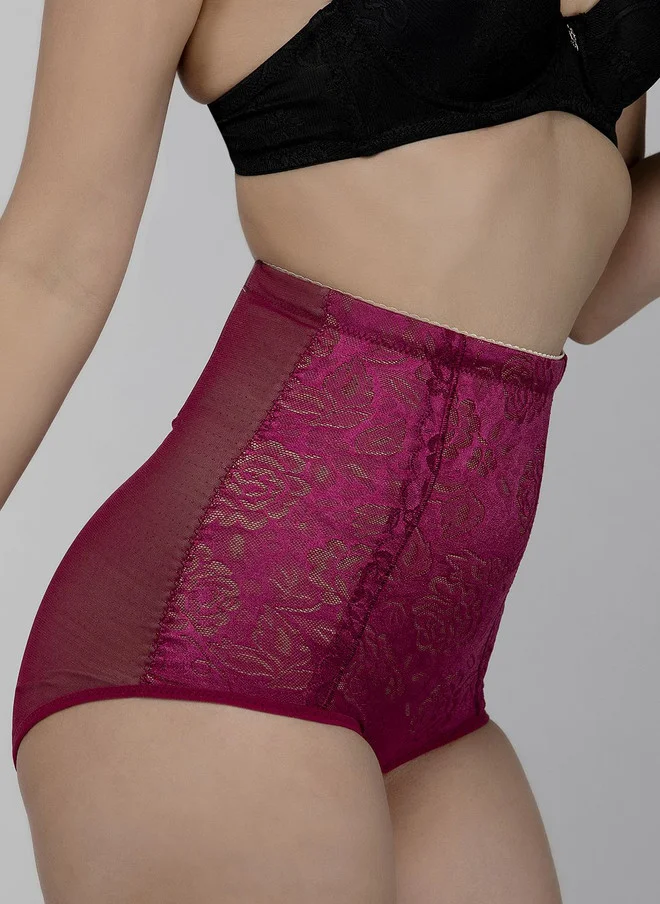 PRIZO PRIZO Self Design Floral Tummy Shapewear Brief